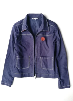 Veste jeans bleu marine roland garros logo brodé orange taille xs femme, marque: Roland Garros, état: Neuf sans étiquette, taille: XS / 34 / 6, 30,00 €, 32,20 € Protection acheteurs incluse