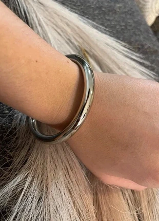 Jonc argenté en acier inoxydable, brand: Tendance, condizioni: Ottime, €9.00, €10.15 include la Protezione acquisti Pro