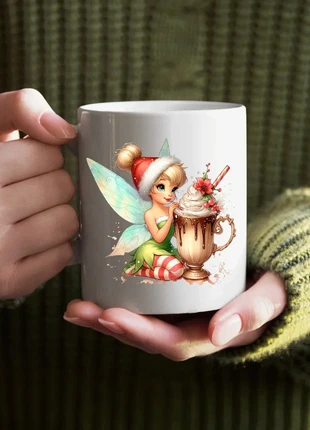 Idée cadeau _ tasse mug fée Noël, marke: Mug, zustand: Sehr gut, 10,00 €, 11,20 € beinhaltet Vinted-Käuferschutz Pro