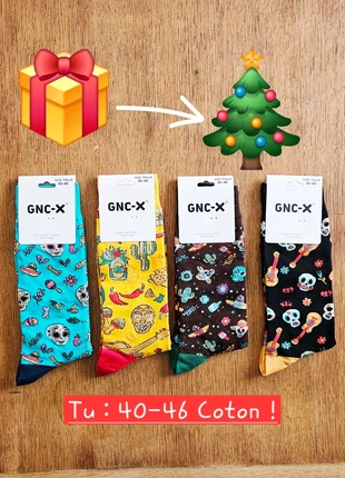 4 chaussettes styles Mexique, fantaisie, coton, brand: Fantaisie, condition: Very good, size: One size, €9.90, €11.10 includes Buyer Protection