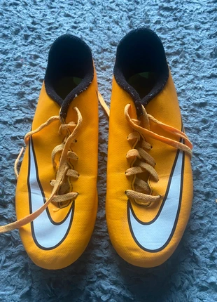Orange Nike mercurial boots plastic stud size Uk 4, brand: Nike, condition: Good, size: 4, £5.00, £5.95 includes Buyer Protection