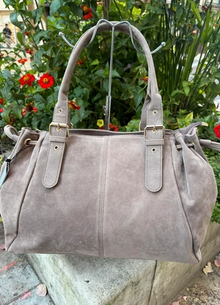 Sac à main taupe velours a4 lacetflora, brand: Flora & Co, condition: Very good, €40.00, €42.70 includes Buyer Protection Pro