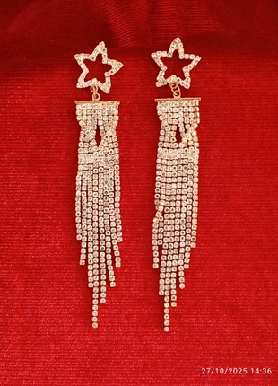 Pendientes Estrella Novia Estilo Vintage Joyería Boda Boho Bridal Earrings Statement Jewelry, marca: Unique Design Jewelry, estado: Muito bom, €15.00, €16.45 inclui Proteção do Comprador