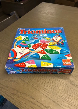 My first Triominos, merk: Goliath, staat: Veelgebruikt, € 3,50, € 4,38 inclusief Kopersbescherming