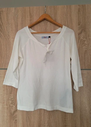 Witte "illusion" top - Banned - Maat XL 42, merk: Banned Retro, staat: Nieuw met prijskaartje, maat: XL / 42 / 14, € 18,50, € 20,13 inclusief Kopersbescherming Pro