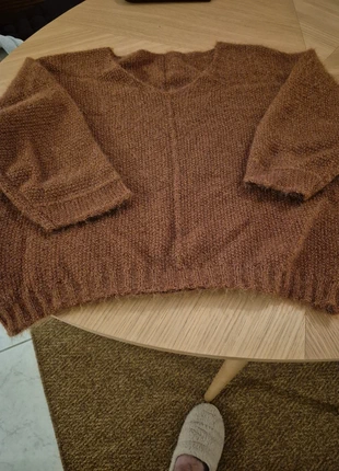 Pull doux marron orangé, brand: Made In Italy, condition: New without tags, size: XXL / 44 / 16, €9.00, €10.15 includes Buyer Protection