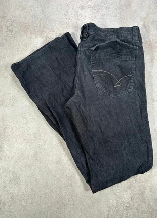 Pantalon Vintage En Velours Côtelé / Corduroy Unionbay bleu nuit droit taille 13, merk: Vintage Dressing, staat: Heel goed, maat: XL / 42 / 14, € 13,00, € 14,35 inclusief Kopersbescherming Pro