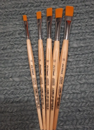 Set pennelli piatti in pelo sintetico Da Vinci, marque: Da Vinci, état: Neuf avec étiquette, 22,00 €, 23,80 € Protection acheteurs incluse