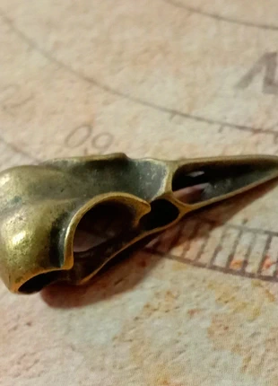 Bronze steampunk crow skull pendant charm, marque: STEAMPUNK, état: Très bon état, 4,00 €, 4,90 € Protection acheteurs incluse
