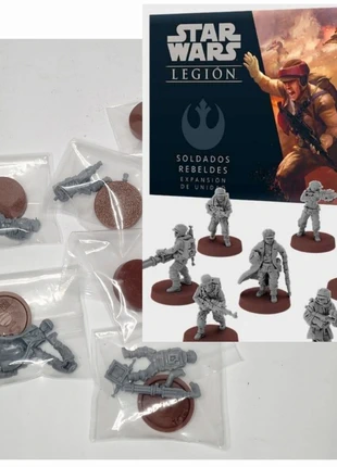 Soldados Rebeldes Star Wars Legion. Miniaturas star wars legion, marca: FANTASY FLIGHT GAMES, estado: Como nuevo, 15,00 €, 16,45 € Protección al comprador incluida