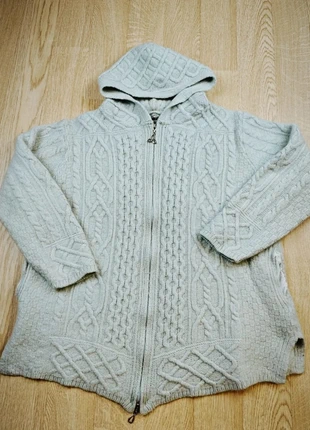 Gilet à capuche Aran Crafts Irlande 100 % laine mérinos torsadé L cardigan tricot irlandais 124l, marque: Aran Crafts, état: Très bon état, taille: M / 38 / 10, 57,00 €, 60,55 € Protection acheteurs incluse