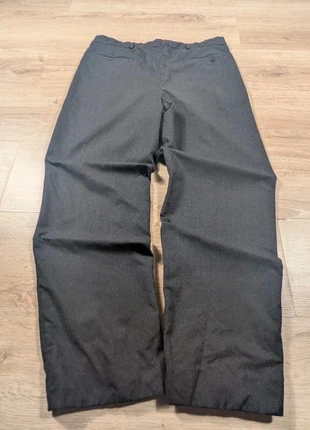 Pantalon en laine large baggy ample léger gris noir vintage, marque: Vintage Dressing, état: Très bon état, taille: L, 19,90 €, 21,60 € Protection acheteurs (Pro) incluse