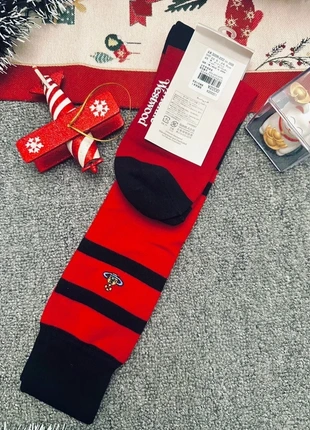 Chaussettes Vivienne Westwood rouges & noires – Rayures & logo Orbite, marque: Vivienne Westwood, état: Très bon état, taille: Taille unique, 14,50 €, 15,93 € Protection acheteurs (Pro) incluse