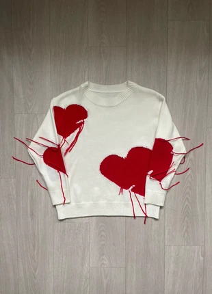 Pull Aesthetic Avec Cœur Brodé - Taille S, marque: y2k, état: Neuf sans étiquette, taille: S / 36 / 8, 26,00 €, 28,00 € Protection acheteurs incluse