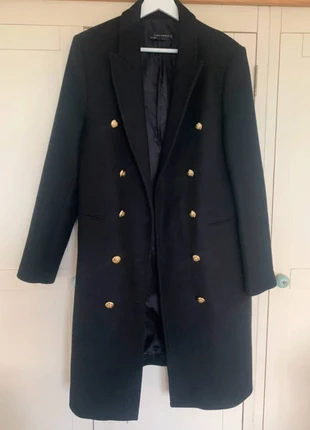 Zara woman military long jacket coat large, brand: Zara, condition: Very good, size: 12 / L, $28.00, $30.10 includes Buyer Protection