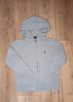 Pulls ralph lauren à capuche avec zip gris logo brodé - taille S enfant, brand: Ralph Lauren, condition: Very good, size: S, €39.00, €41.65 includes Buyer Protection
