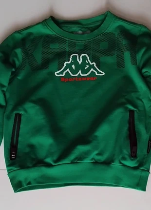 Felpa verde Kappa Sportswear K7AN – 124 cm, tasche con cerniera, marke: Kappa, zustand: Sehr gut, größe: 7 Jahre / 122, 13,00 €, 14,35 € inklusive Vinted-Käuferschutz