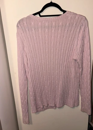 Pink knit v neck jumper, brand: St. John's Bay, condition: Very good, size: L / 40 / 12, €6.00, €7.00 includes Buyer Protection