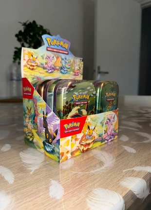 Display mini tin 8.5 descellé évolution prismatique, brand: Pokémon, condition: New with tags, €160.00, €168.70 includes Buyer Protection