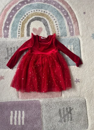 Sinsay Girls Weihnachtskleid Stern Mond Rotes Kleid Gr. 104, marque: Sinsay, état: Neuf sans étiquette, taille: 4 ans / 104 cm, 8,00 €, 9,10 € Protection acheteurs incluse