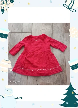 Robe mi saison manches longues rouge rayures blanches sergent major fille 9 mois 71 cm, marque: Sergent Major, état: Très bon état, taille: 9-12 mois / 74 cm, 10,00 €, 11,20 € Protection acheteurs incluse