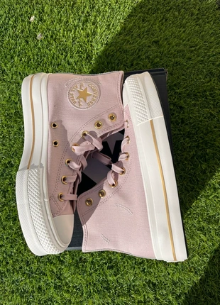 Converse con plataforma y bota Chuck Taylor All Star Lift Hi Flush Rosa Dorado, marque: Converse, état: Neuf avec étiquette, taille: 37.5, 59,90 €, 63,60 € Protection acheteurs incluse