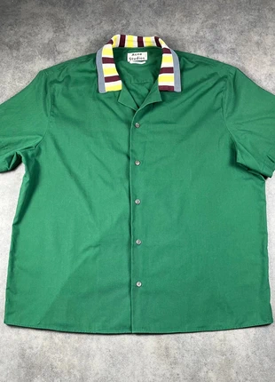 Chemise manches courtes Acne Studios vert foncé – Modèle ody jaq ss15 – Taille L, brand: Acne Studios, condizioni: Ottime, taglia: L, €65.00, €68.95 include la Protezione acquisti