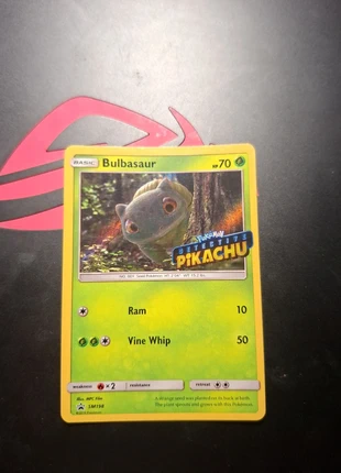 bulbasaur promo detective pikachu, brand: Pokémon, condition: Very good, €8.00, €9.10 includes Buyer Protection