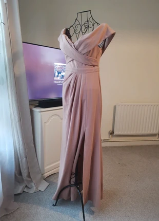 Little Mistress London Ladies Dusty Pink/Rose Long Dress Size UK 12, brand: Little Mistress, condition: New without tags, size: M / UK 12-14, £7.95, £9.05 includes Buyer Protection
