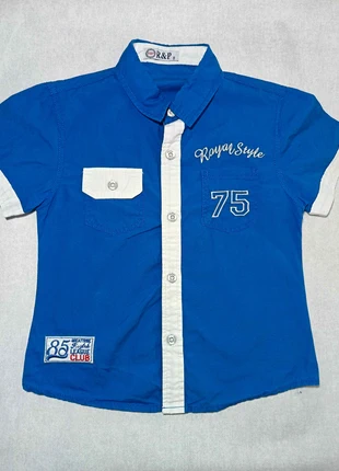 Chemise garçon R&P bleu et blanche – Taille 8 ans – Style 75 Club, brand: RP, condition: Very good, size: 8 years / 128 cm, €2.00, €2.80 includes Buyer Protection
