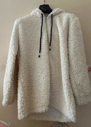 Maglione in pelliccia bianca donna con cappuccio taglia unica, marque: Made In Italy, état: Très bon état, taille: Taille unique, 15,00 €, 16,45 € Protection acheteurs incluse