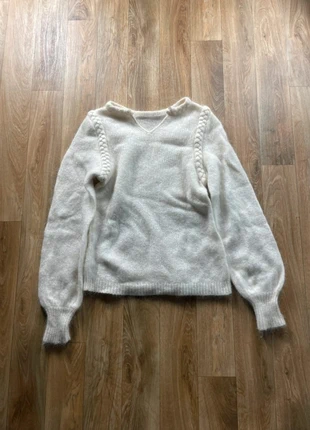 Pull d’hiver Sezane en laine Taille S - Blanc - Très bon état, merk: Sézane, staat: Heel goed, maat: S / 36 / 8, € 70,10, € 74,31 inclusief Kopersbescherming