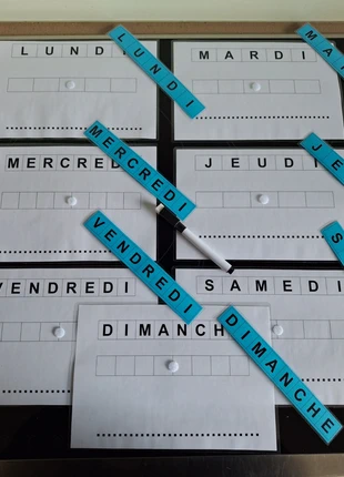 📅 Jeu éducatif des jours de la semaine – inspiré de la méthode Montessori, marque: 📅 Jeu éducatif des jours de la semaine – inspiré d, état: Neuf sans étiquette, taille: Taille unique, 4,50 €, 5,43 € Protection acheteurs incluse