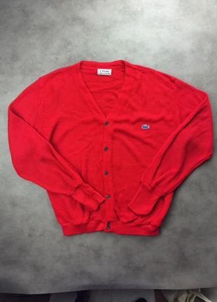 Cardigan Lacoste rouge pour homme taille M, marca: Lacoste, estado: Muito bom, tamanho: M, €25.00, €26.95 inclui Proteção do Comprador