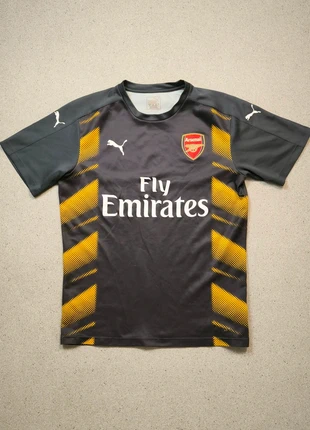 Rare maillot foot entraînement Puma Arsenal FC 2016/2017 - noir/jaune - Fly emirates - taille L, marca: Puma, estado: Muito bom, tamanho: L, €9.90, €11.10 inclui Proteção do Comprador