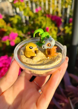 Cubone & Sandshrew Pokémon Rement Terrarium, marque: Pokémon, état: Très bon état, taille: Prématuré, jusqu'à 44cm, 10,00 €, 11,20 € Protection acheteurs (Pro) incluse