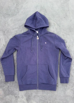 Chaqueta Fila Azul Marino Hoodie – Cremallera Completa, Estilo Deportivo, merk: FILA, staat: Heel goed, maat: S, € 6,00, € 7,00 inclusief Kopersbescherming