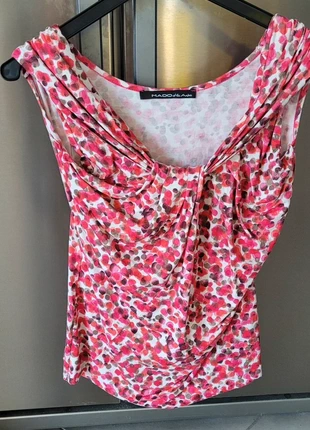 Haut fleurie, brand: MADO, condition: Good, size: XS / 34 / 6, €1.00, €1.75 includes Buyer Protection