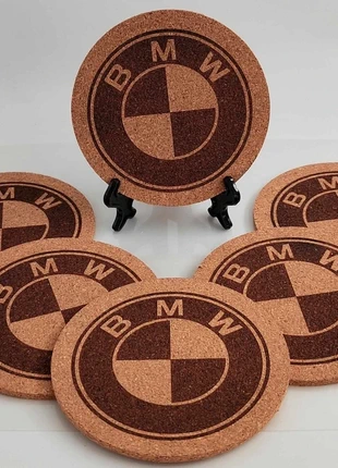 Dessous de verre en liège BMW, marque: BMW, état: Neuf sans étiquette, 8,00 €, 9,10 € Protection acheteurs (Pro) incluse
