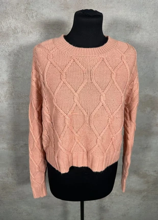 Pull Maille Torsadée Cable Knit Vintage Ultra Flirt rose losange doux taille S, brand: Vintage Dressing, condition: Very good, size: S / 36 / 8, €15.00, €16.45 includes Buyer Protection Pro
