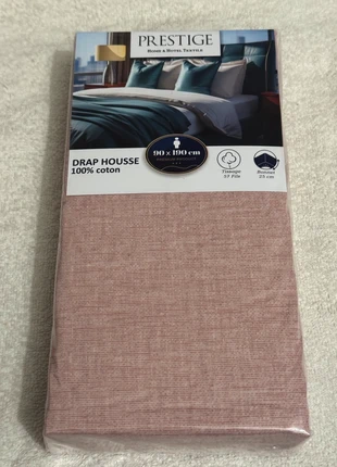 Drap housse 90×190 cm – Prestige – 100% coton, brand: prestige, condition: Very good, size: Single (70–100cm x 190–200cm), €5.99, €6.99 includes Buyer Protection Pro