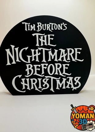 Logo décoratif l’étrange Noël de mr jack, merk: yoman3D, staat: Heel goed, maat: Universeel, € 12,00, € 13,30 inclusief Kopersbescherming Pro