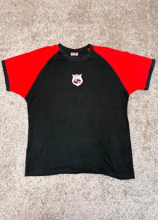 Tee shirt noir & rouge Clique de Toulouse femme tshirt stade Toulousain - XL, brand: Clique, condition: Very good, size: XL / 42 / 14, €9.00, €10.15 includes Buyer Protection