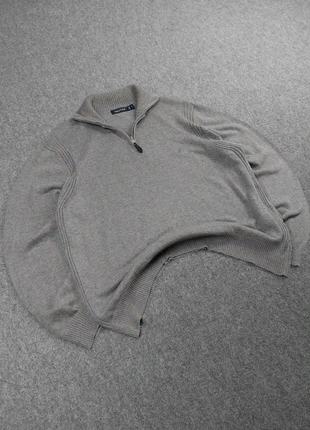 Pull à Col 1/4 Zip "Nautica" Vintage en Maille Unie Gris à Logo Brodé 100% Coton (M), marke: Nautica, zustand: Gut, größe: M, 14,00 €, 15,40 € beinhaltet Vinted-Käuferschutz Pro