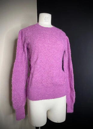 Pull manches longues taille s mauve / sweater maglione suéter / 14% alpaga, merk: La Redoute, staat: Heel goed, maat: S / 36 / 8, € 5,00, € 5,95 inclusief Kopersbescherming Pro