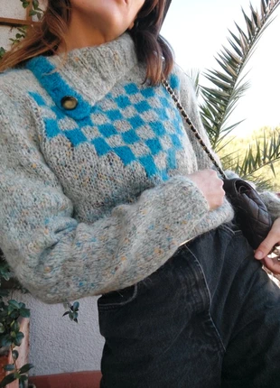 Maglione vintage lavorato a mano, brand: Vintage, condizioni: Ottime, taglia: Taglia unica, €38.00, €40.60 include la Protezione acquisti Pro