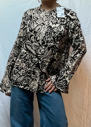 Blouse/chemise manche longue beige noir Comptoir des cotonniers taille 36/S neuf avec étiquette, brand: Comptoir des Cotonniers, condition: New with tags, size: S / 36 / 8, €30.00, €32.20 includes Buyer Protection