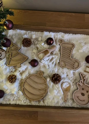 Vulvormen hout Kerst - set van 4 stuks, marque: gezellig met hout, état: Neuf sans étiquette, taille: Taille unique, 8,00 €, 9,10 € Protection acheteurs incluse