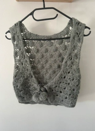 Gilet boléro gris sans manche taille 38/40, marque: ici et maintenant, état: Très bon état, taille: M / 38 / 10, 2,00 €, 2,80 € Protection acheteurs incluse