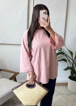 T-shirt manche longue rose, condition: New without tags, size: One size, €15.00, €16.45 includes Buyer Protection